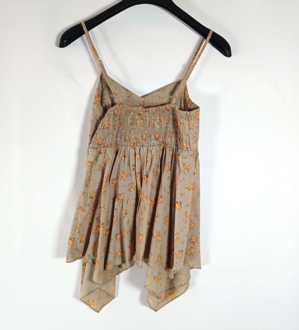 Mudd Y2K Vintage Fairycore Handkerchief Hem Babydoll Tank Sz S Festival Boho - Picture 4 of 10